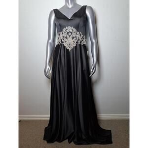 Long 80" Chiffon Prom Bridesmaid Dresses Beaded Formal Evening Party Gown 2/xs